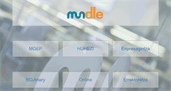 Desktop Screenshot of mudle.mondragon.edu